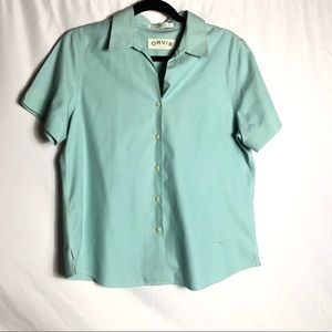 Orvis Button front blouse